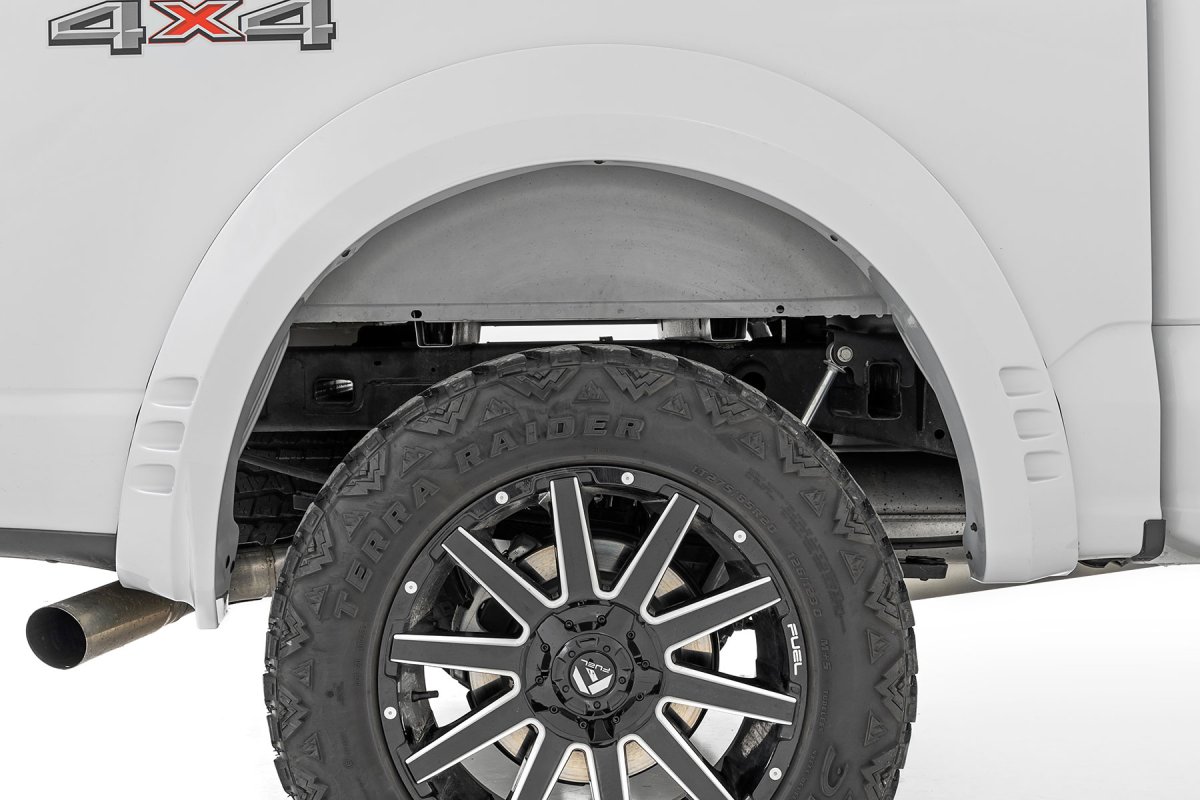 Ford F-150 Fender Flares - Rough Country - SF1 - G4 Azure Gray - '21-'23